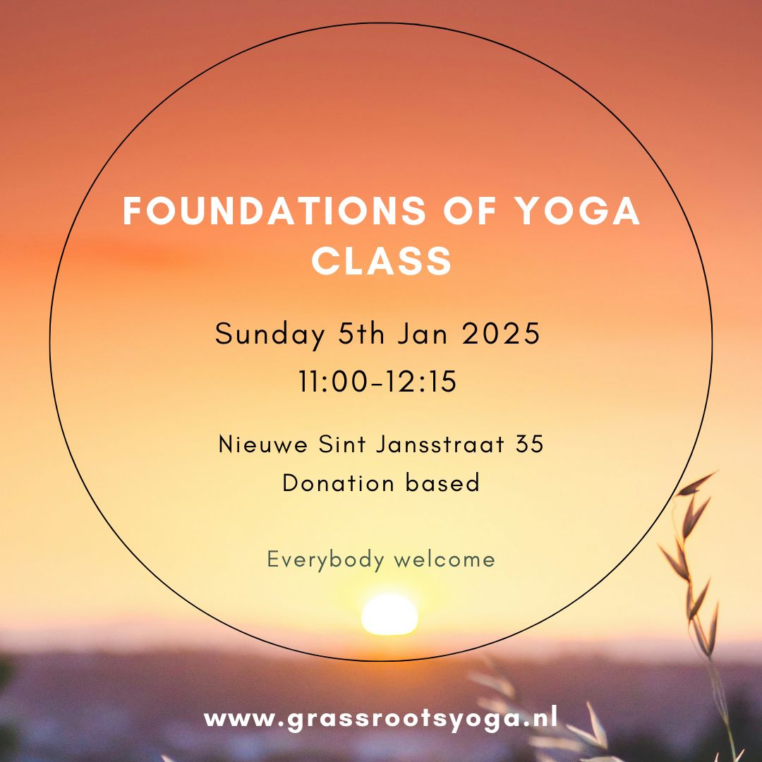 Yoga class Sunday 5th January 2025, 11:00-12:15 @ Nieuwe Sint Jansstraat 35