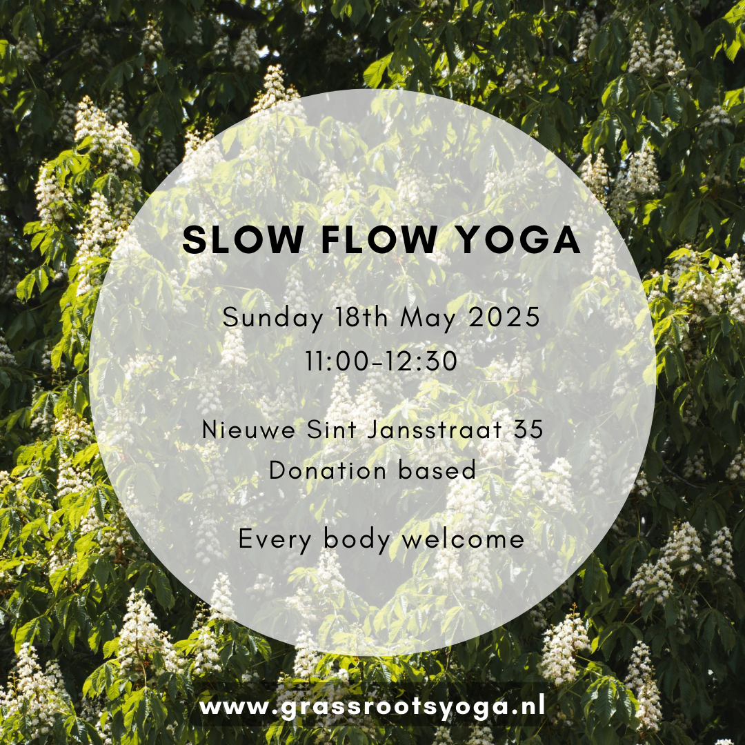 Yoga class Sunday 18th May 2025, 11:00-12:30 @ Nieuwe Sint Jansstraat 35