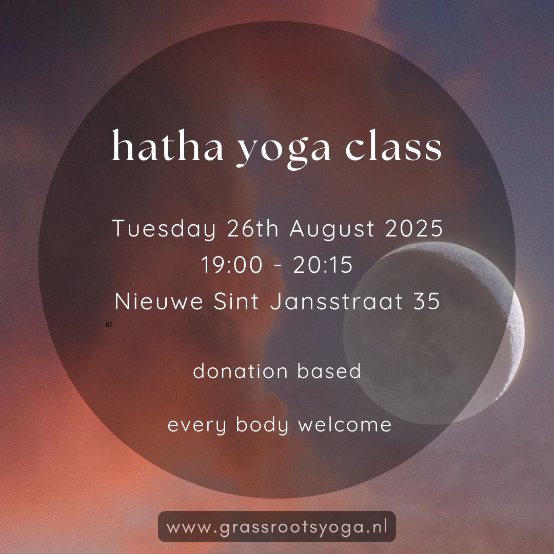Yoga class Tuesday 26th August, 19:00 – 20:15 @ Nieuwe Sint Jansstraat 35, Groningen