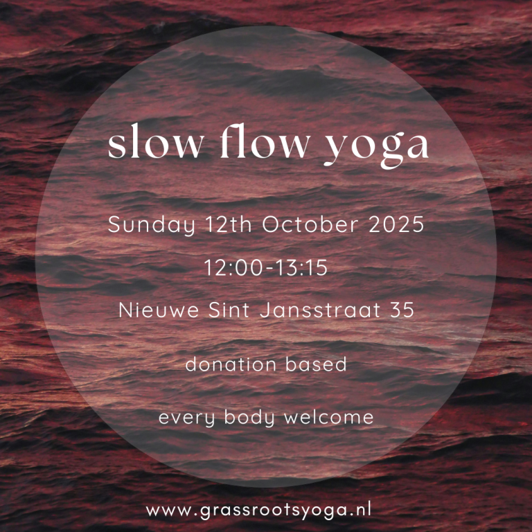 Yoga class Sunday 12th October, 12:00-13:15