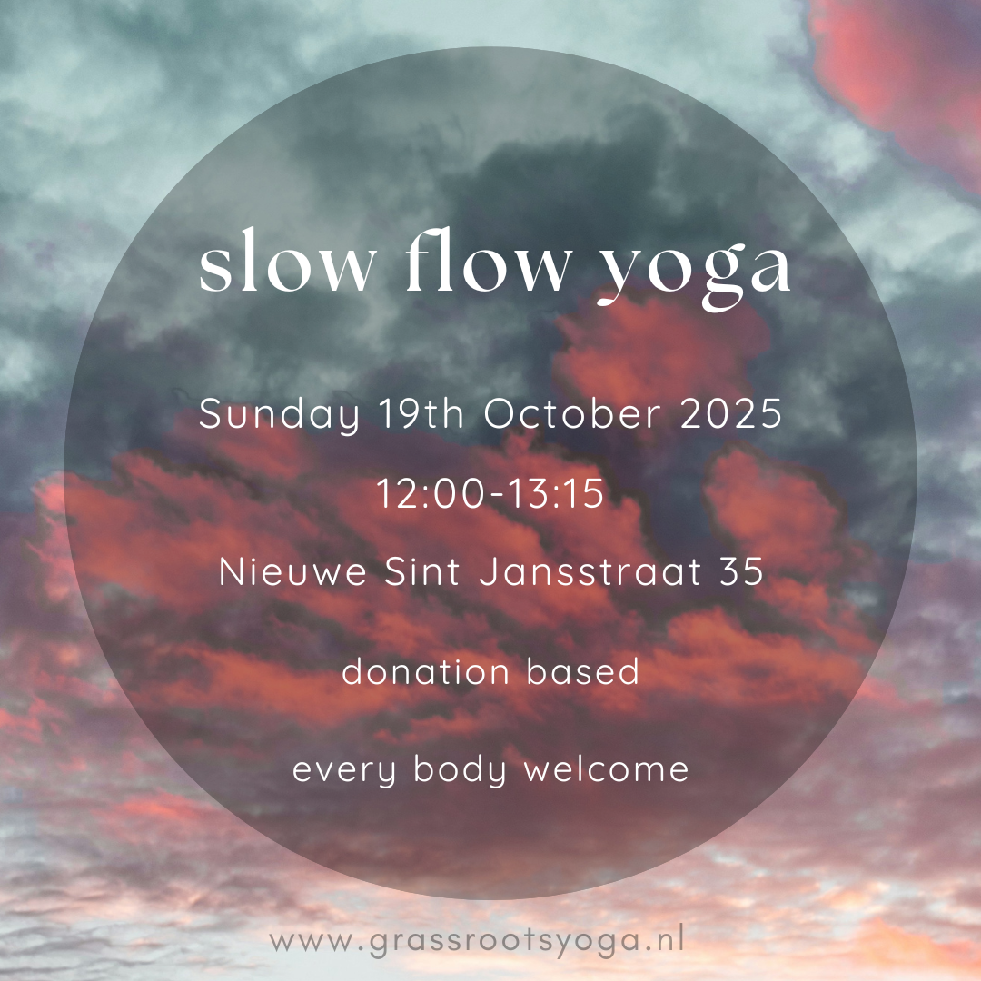 Yoga class Sunday 19th October, 12:00-12:15 @ Nieuwe Sint Jansstraat 35, Groningen.